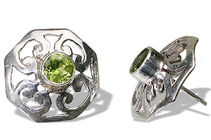 SKU 7955 - a Peridot Earrings Jewelry Design image