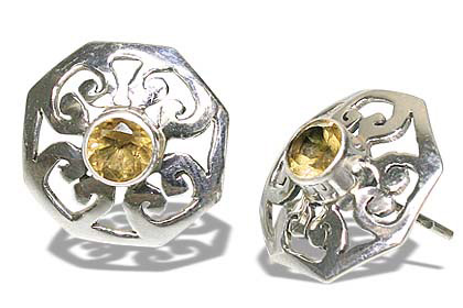 SKU 7957 - a Citrine Earrings Jewelry Design image