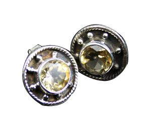SKU 7960 - a Citrine Earrings Jewelry Design image
