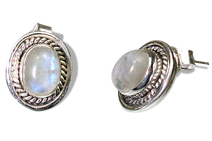 SKU 7965 - a Moonstone Earrings Jewelry Design image