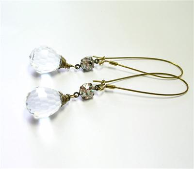 SKU 7973 - a Crystal Earrings Jewelry Design image