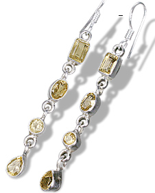 SKU 805 - a Citrine Earrings Jewelry Design image