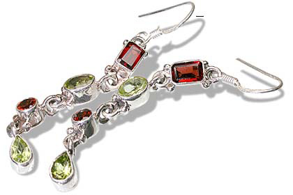 SKU 806 - a Garnet Earrings Jewelry Design image