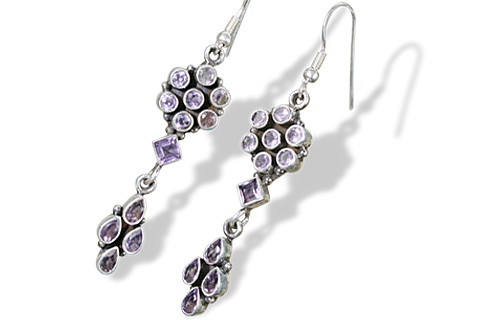 SKU 8068 - a Amethyst Earrings Jewelry Design image