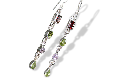SKU 807 - a Multi-stone Earrings Jewelry Design image