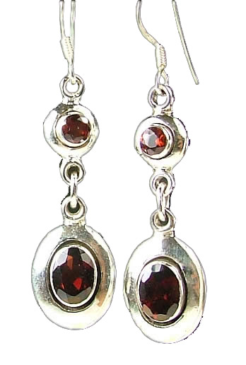 SKU 811 - a Garnet Earrings Jewelry Design image