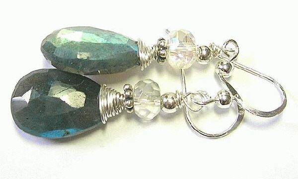 SKU 8128 - a Labradorite Earrings Jewelry Design image