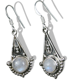 SKU 813 - a Moonstone Earrings Jewelry Design image
