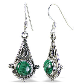SKU 818 - a Malachite Earrings Jewelry Design image