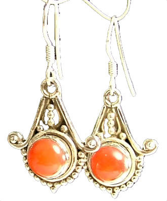 SKU 819 - a Carnelian Earrings Jewelry Design image