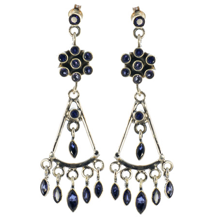 SKU 822 - a Iolite Earrings Jewelry Design image