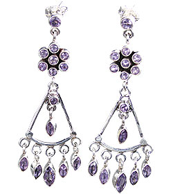 SKU 823 - a Amethyst Earrings Jewelry Design image