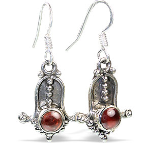 SKU 825 - a Garnet Earrings Jewelry Design image