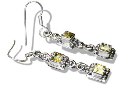 SKU 8327 - a Citrine Earrings Jewelry Design image