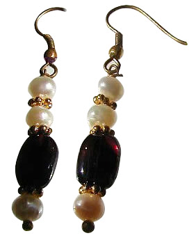 SKU 845 - a Pearl Earrings Jewelry Design image