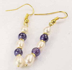 SKU 846 - a Pearl Earrings Jewelry Design image
