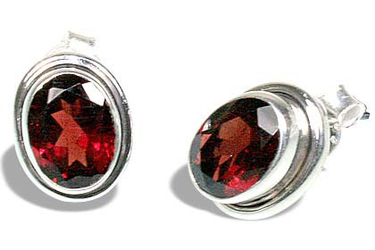 SKU 852 - a Garnet Earrings Jewelry Design image