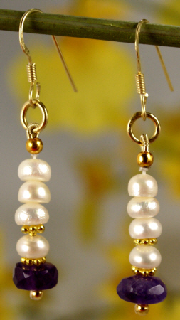 SKU 873 - a Pearl Earrings Jewelry Design image