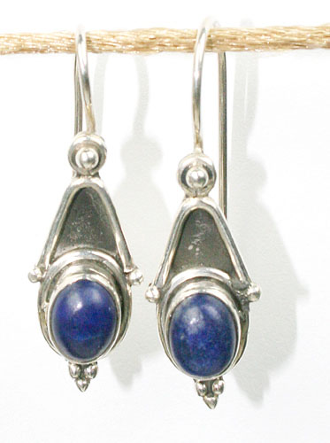 SKU 8753 - a Lapis Lazuli Earrings Jewelry Design image