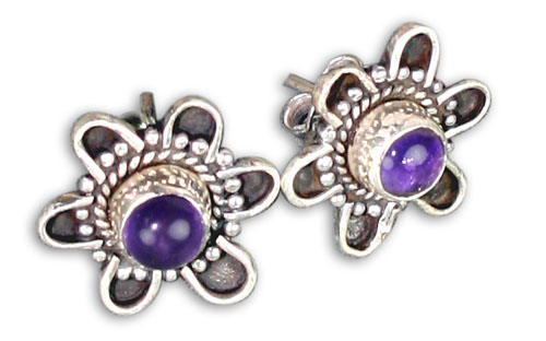 SKU 8762 - a Amethyst Earrings Jewelry Design image