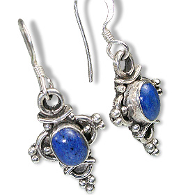 SKU 8765 - a Lapis Lazuli Earrings Jewelry Design image