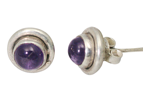 SKU 8767 - a Amethyst Earrings Jewelry Design image