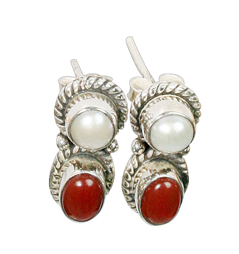 SKU 8771 - a Pearl Earrings Jewelry Design image