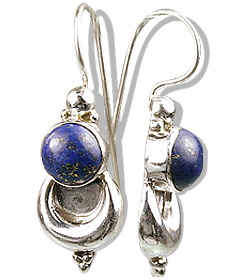 SKU 8773 - a Lapis Lazuli Earrings Jewelry Design image