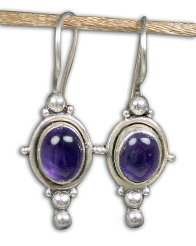 SKU 8774 - a Amethyst Earrings Jewelry Design image
