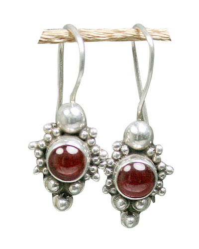 SKU 8803 - a Garnet Earrings Jewelry Design image