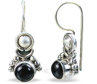 SKU 8807 - a Onyx Earrings Jewelry Design image