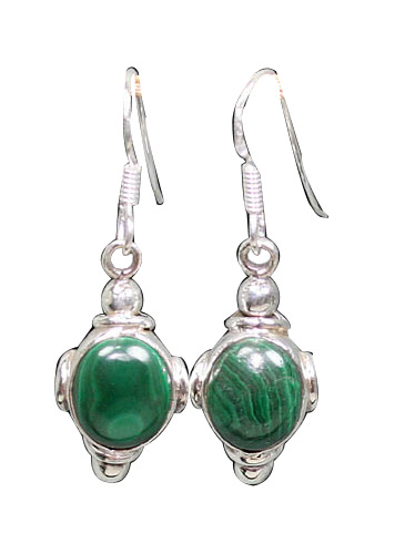 SKU 8855 - a Malachite Earrings Jewelry Design image