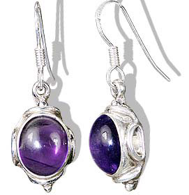 SKU 8856 - a Amethyst Earrings Jewelry Design image