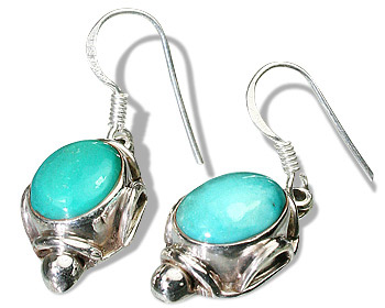 SKU 8857 - a Turquoise Earrings Jewelry Design image