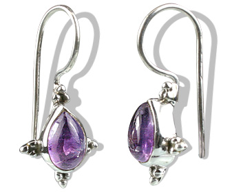 SKU 8865 - a Amethyst Earrings Jewelry Design image