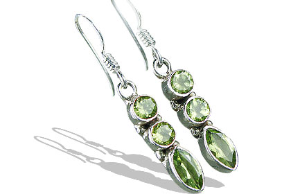 SKU 8867 - a Peridot Earrings Jewelry Design image