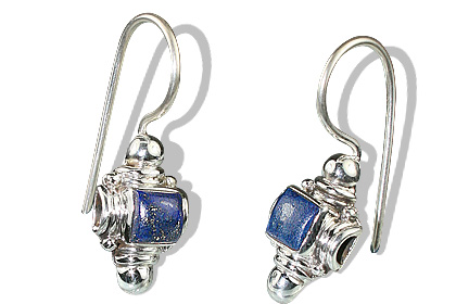 SKU 8875 - a Lapis Lazuli Earrings Jewelry Design image