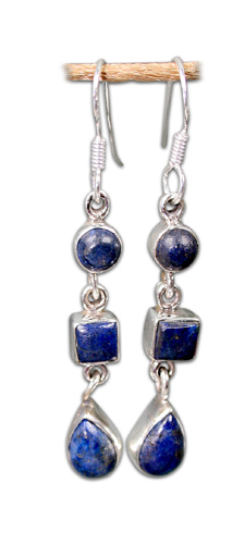 SKU 8880 - a Lapis Lazuli Earrings Jewelry Design image