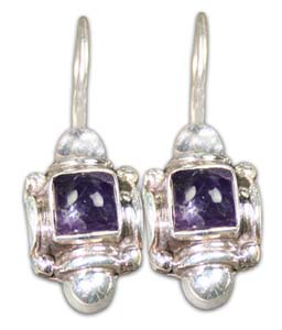 SKU 8885 - a Amethyst Earrings Jewelry Design image