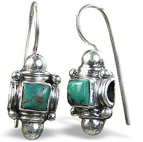 SKU 8886 - a Turquoise Earrings Jewelry Design image
