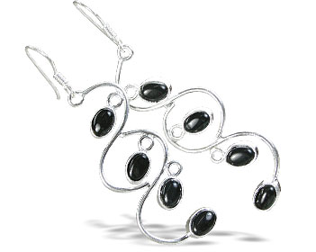 SKU 900 - a Onyx Earrings Jewelry Design image