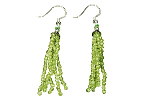 SKU 9078 - a Peridot Earrings Jewelry Design image