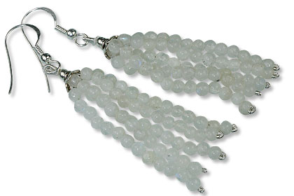 SKU 9079 - a Moonstone Earrings Jewelry Design image