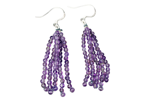 SKU 9083 - a Amethyst Earrings Jewelry Design image