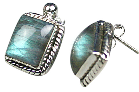 SKU 9120 - a Labradorite Earrings Jewelry Design image