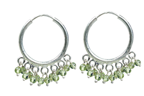 SKU 9131 - a Peridot Earrings Jewelry Design image