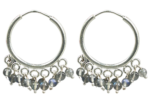 SKU 9134 - a Labradorite Earrings Jewelry Design image