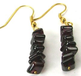 SKU 930 - a Garnet Earrings Jewelry Design image
