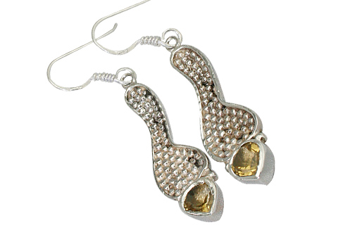 SKU 9323 - a Citrine earrings Jewelry Design image