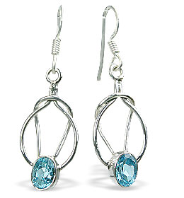 SKU 9328 - a Blue Topaz earrings Jewelry Design image